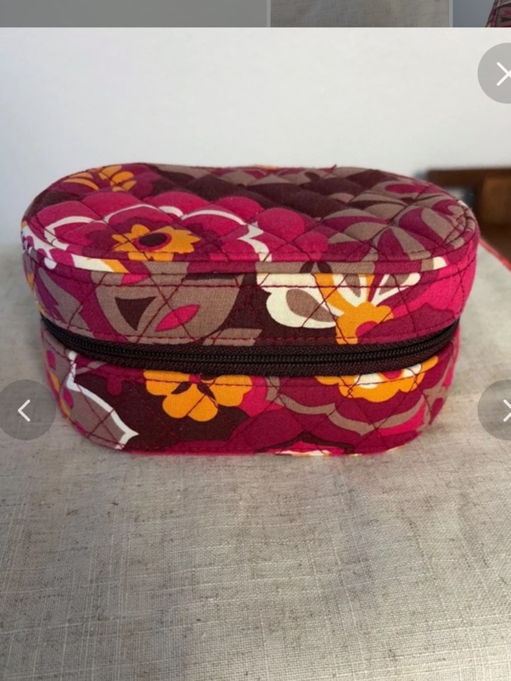 Vera Bradley travel jewelry case